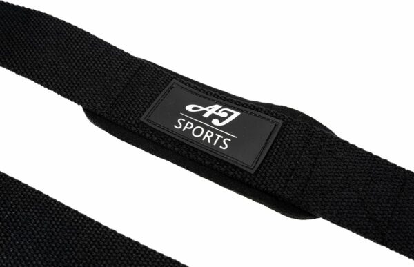 lifting straps close up logo bovenaanzicht