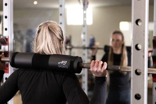 Barbell pad squat