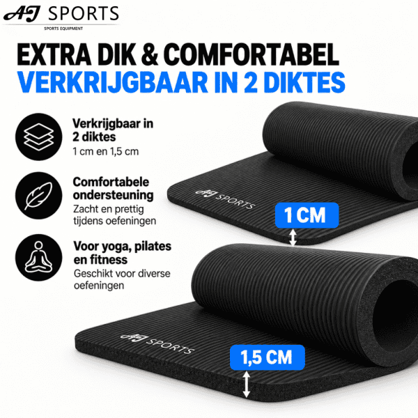 Yoga Mat Dik AJ-Sports - Afbeelding 2