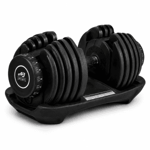 Verstelbare dumbbell 24kg Zwart (Per stuk)