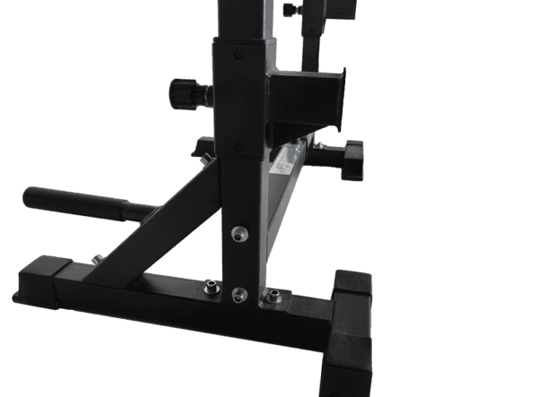 Squat rack close up frame links