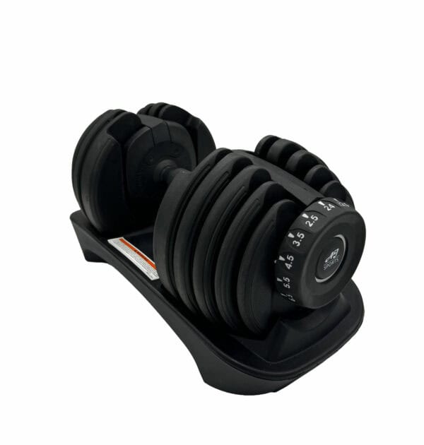 Verstelbare dumbbell 24kg schuin