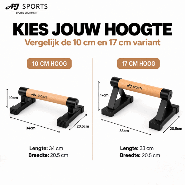 Parallettes AJ-Sports - Afbeelding 2