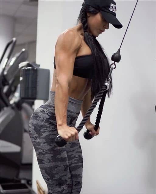 Triceps vrouwen touw