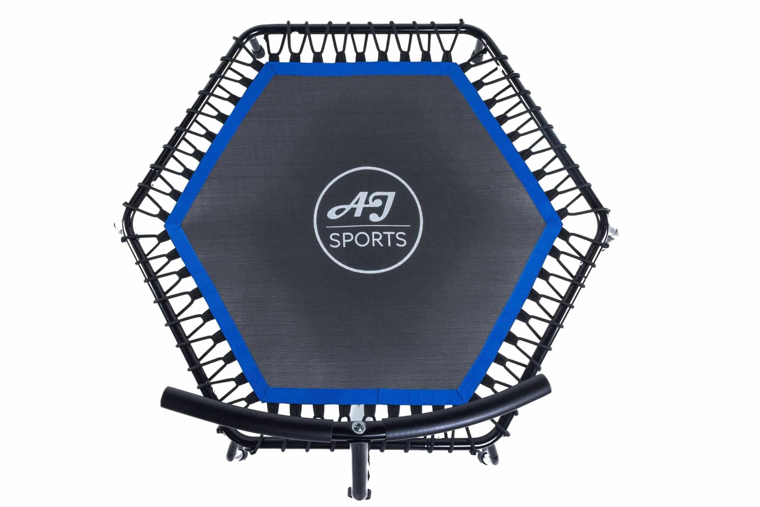 Fitness trampoline bovenaanzicht veraf AJ Sports