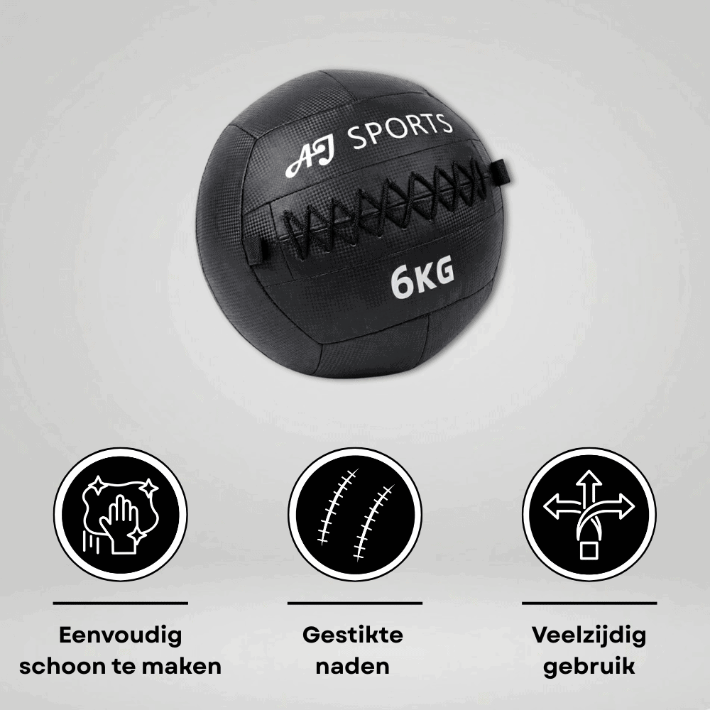 infographic wall ball aj-sports