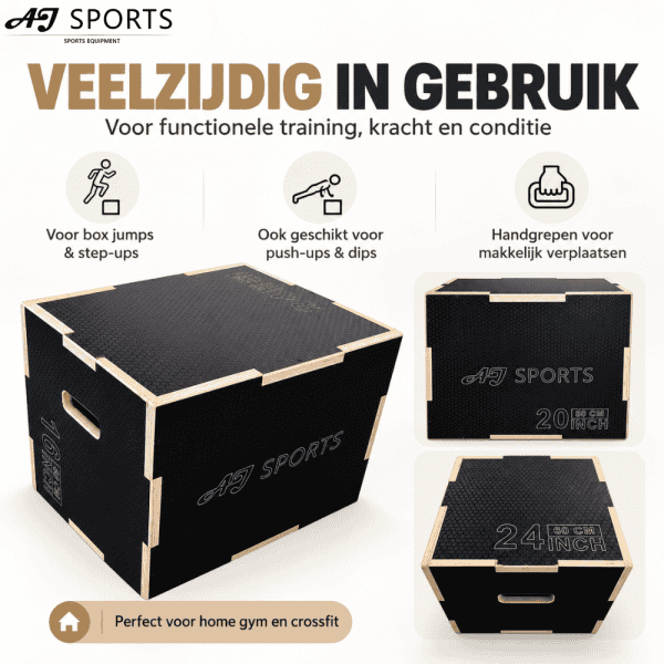 Plyo Box Hout - Afbeelding 4