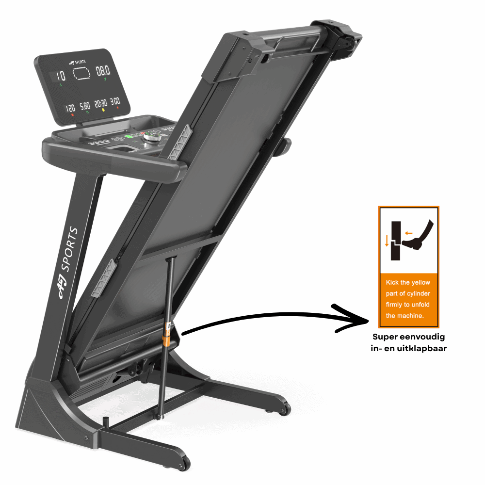 Loopband met hellingsfunctie AJ-7008 - Afbeelding 7