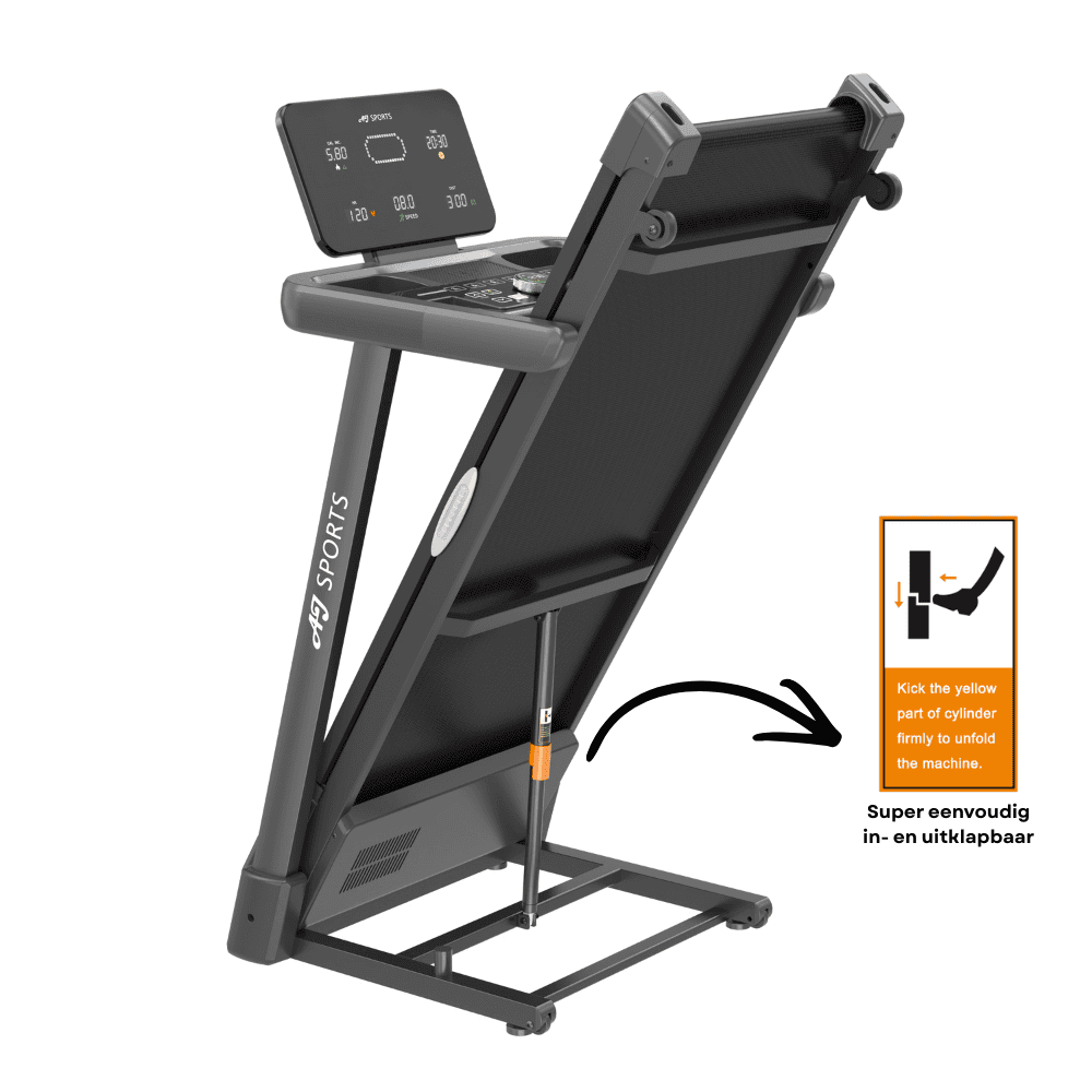 Loopband met hellingsfunctie AJ-6008 - Afbeelding 3