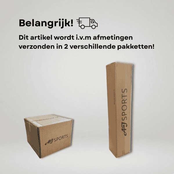 Pakket wordt in 2 verschillende dozen verzonden