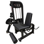 vooraanzicht zwarte leg extension