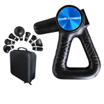 massage gun pro met koffer en opzetstukken