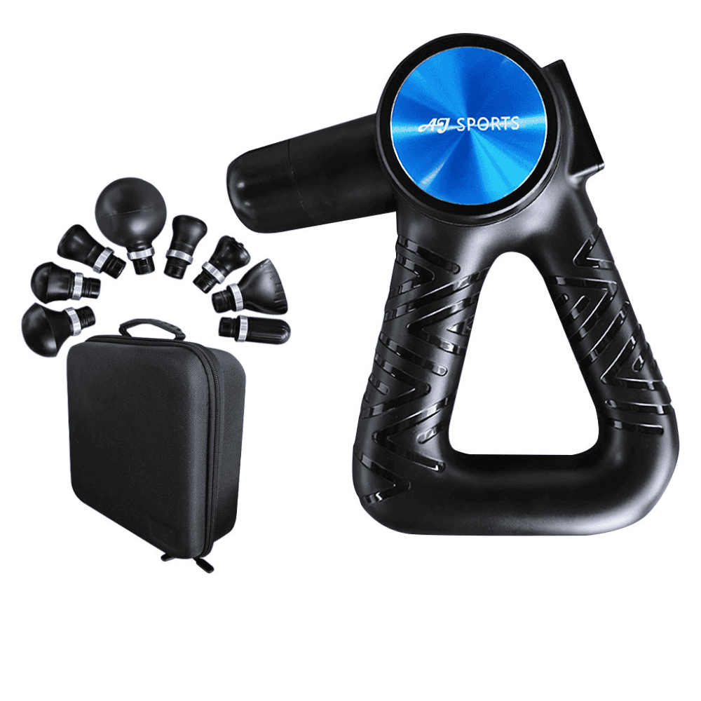 massage gun pro met koffer en opzetstukken