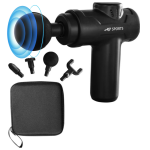mini massage gun aj-sports met 4 opzetstukken