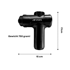 afmetingen van massage gun