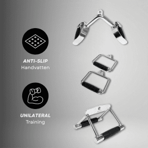 Infographic over 10 delige pulley accessoires set van AJ-Sports
