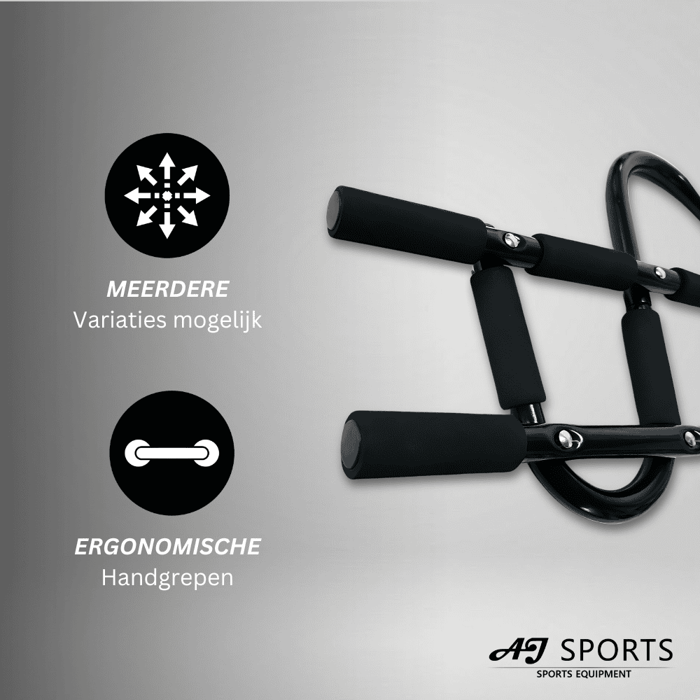 Infographic van pull up bar v2 van AJ-Sports