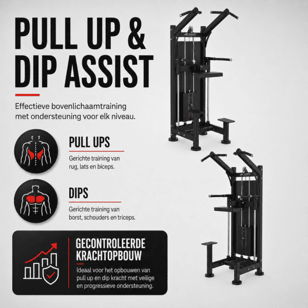 Assisted Pull Up & Dip Machine - Afbeelding 4