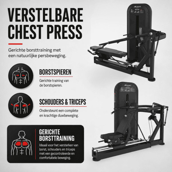 Chest Press Machine - Afbeelding 3