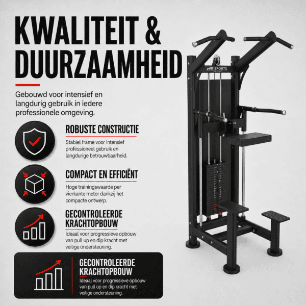 Assisted Pull Up & Dip Machine - Afbeelding 3