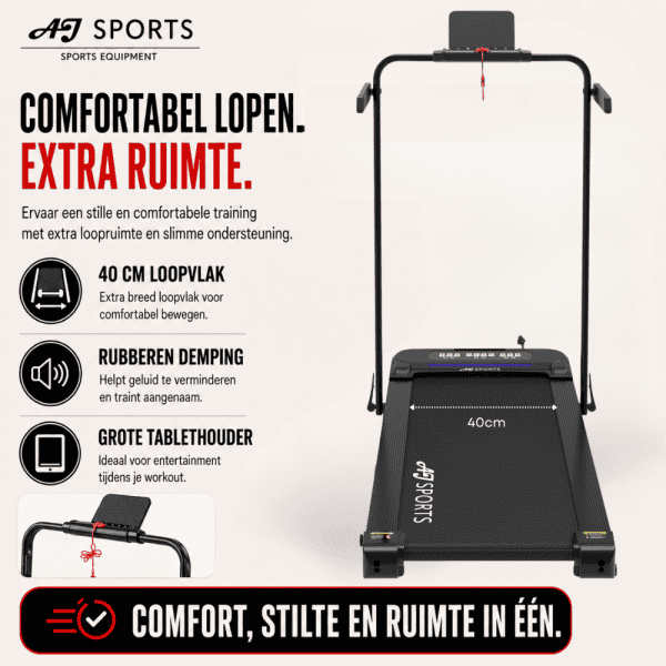 Loopband met Helling AJ-400C | AJ-Sports 1-12 km/u - Afbeelding 4