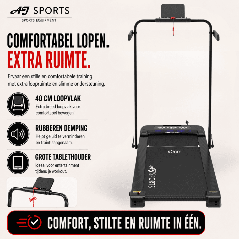 Loopband met Helling AJ-400C | AJ-Sports 1-12 km/u - Afbeelding 4