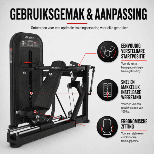 Chest Press Machine - Afbeelding 4