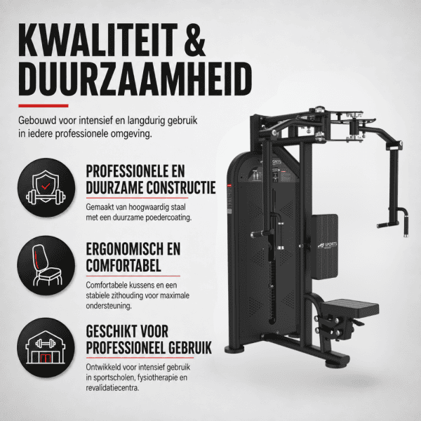 Pec Fly & Rear Delt Machine - Afbeelding 4