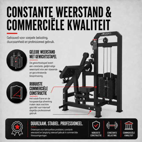 Bicep Curl & Tricep Extension Machine - Afbeelding 4