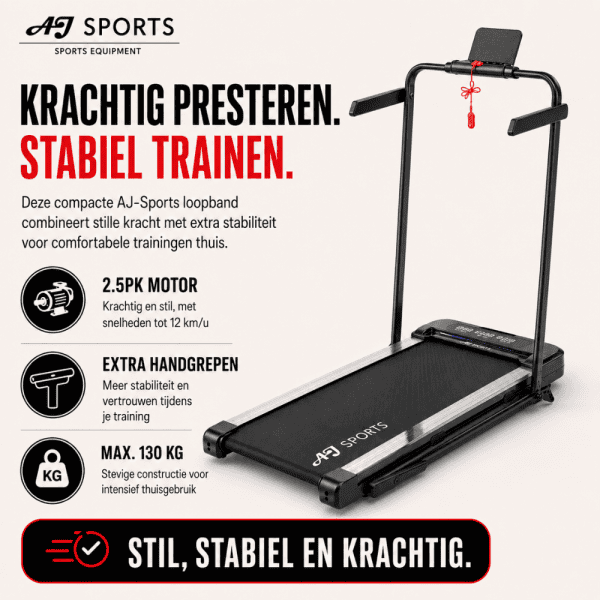 Loopband met Helling AJ-400C | AJ-Sports 1-12 km/u - Afbeelding 3