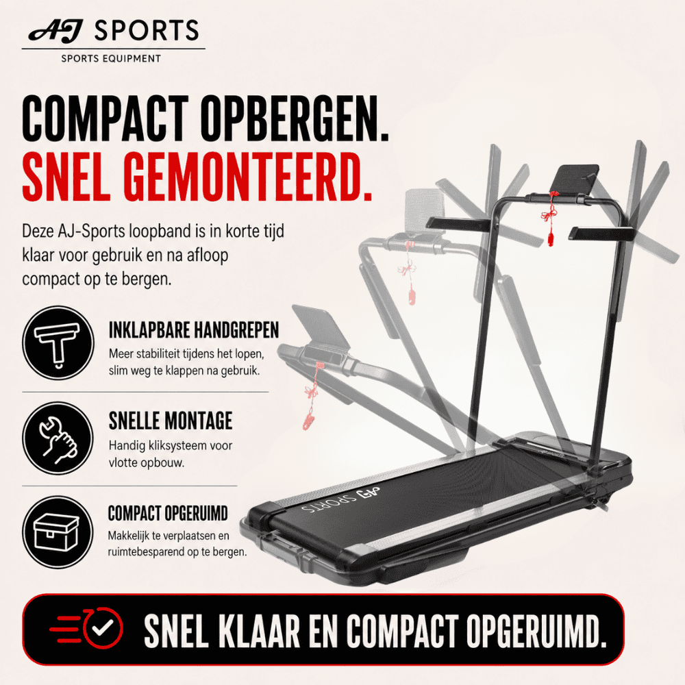 Loopband met Helling AJ-400C | AJ-Sports 1-12 km/u - Afbeelding 5