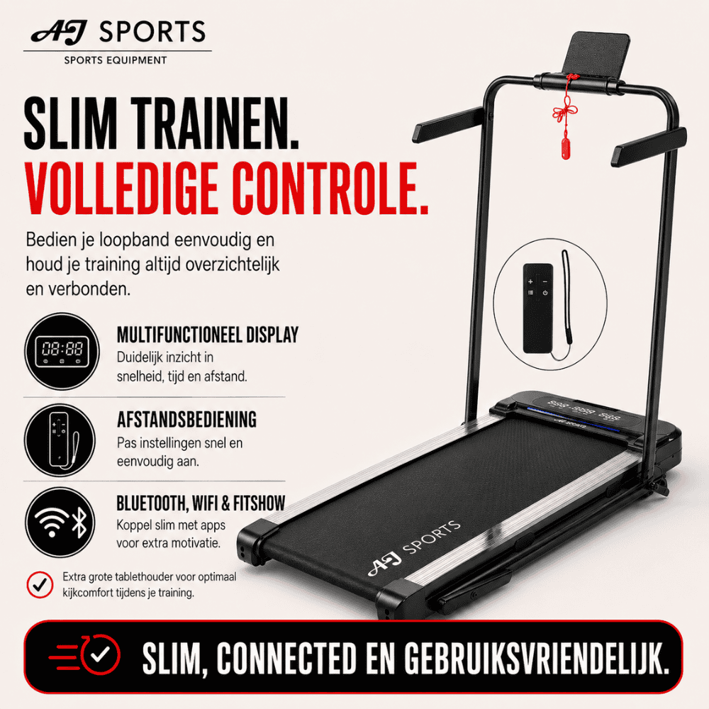 Loopband met Helling AJ-400C | AJ-Sports 1-12 km/u - Afbeelding 6