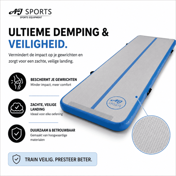 Airtrack Blauw AJ-Sports - Afbeelding 2