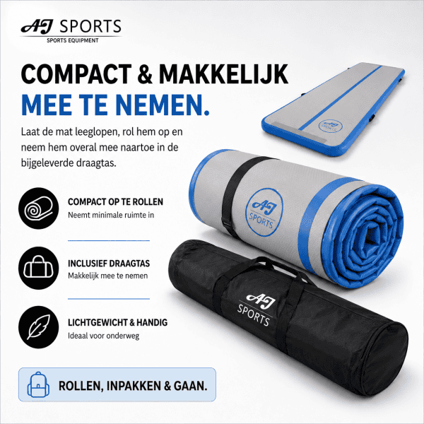 Airtrack Blauw AJ-Sports - Afbeelding 7