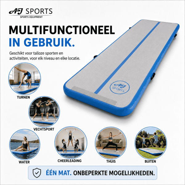 Airtrack Blauw AJ-Sports - Afbeelding 5