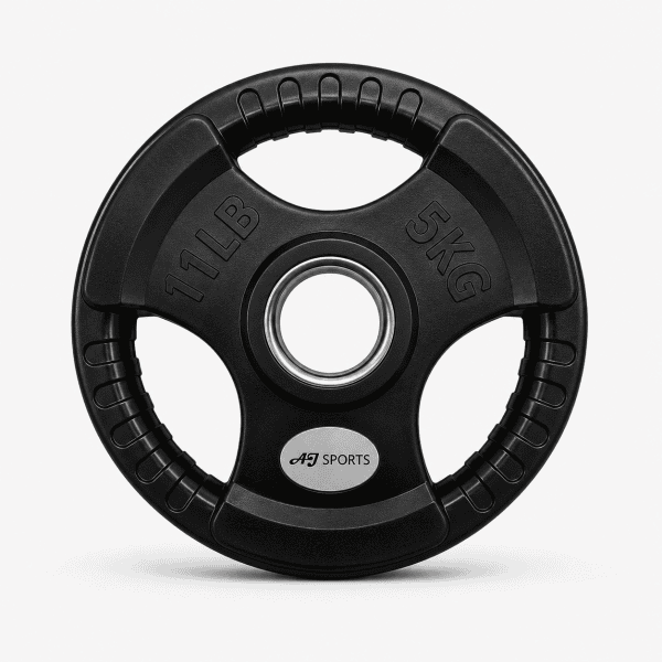 Olympische Halterschijven Rubber Tri-Grip (Per stuk) - Afbeelding 6