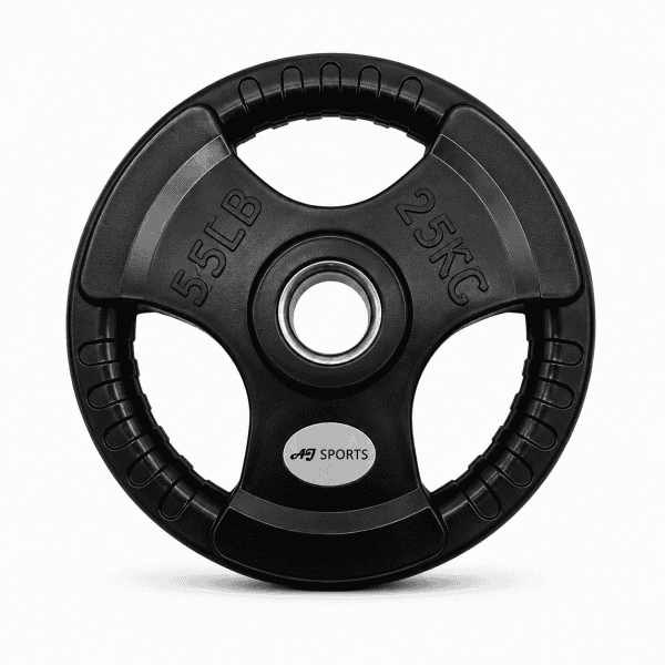 Olympische Halterschijven Rubber Tri-Grip (Per stuk) - Afbeelding 7